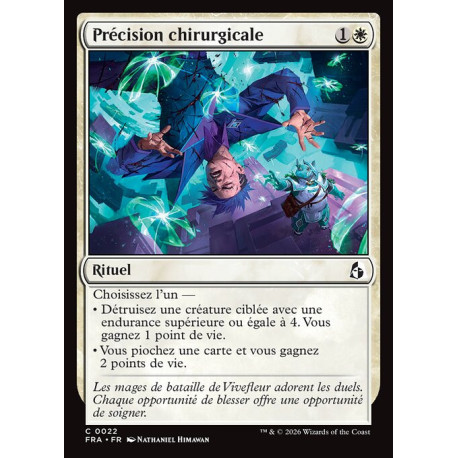 (Foil) Blanche - Précision chirurgicale (C) [FRA]