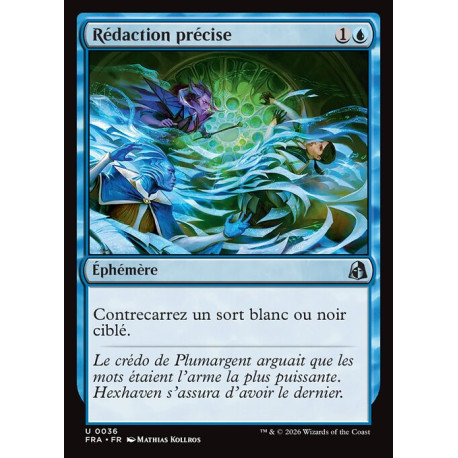 (Foil) Bleue - Rédaction précise (V1) (U) [FRA]