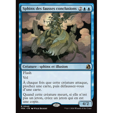 (Foil) Bleue - Sphinx des fausses conclusions (V1) (R) [FRA]
