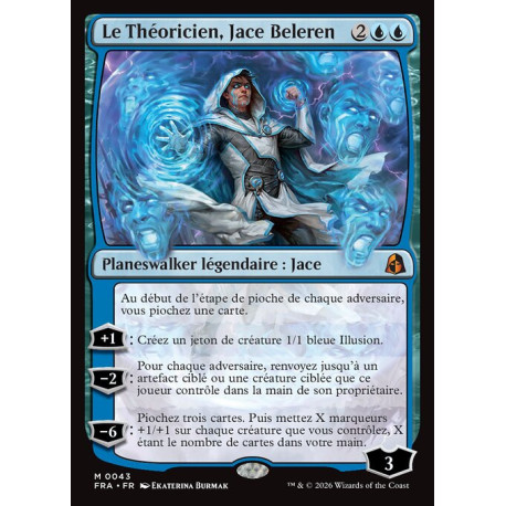 (Foil) Bleue - Le Théoricien, Jace Beleren (V1) (M) [FRA]