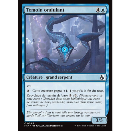 (Foil) Bleue - Témoin ondulant (C) [FRA]
