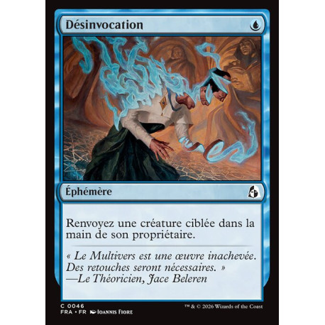 (Foil) Bleue - Désinvocation (C) [FRA]