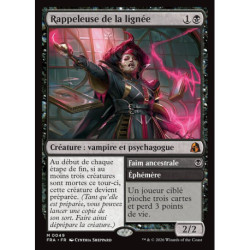 (Foil) Noire - Rappeleuse de la lignée (M) [FRA]