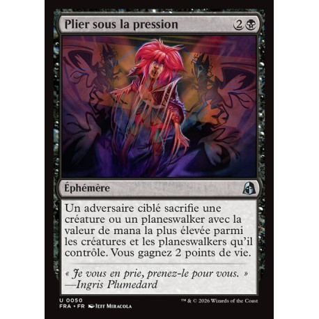 (Foil) Noire - Plier sous la pression (U) [FRA]
