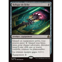 (Foil) Noire - Relique de liche (V1) (R) [FRA]