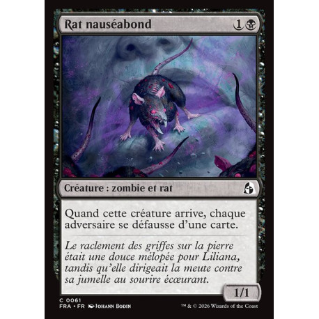 (Foil) Noire - Rat nauséabond (C) [FRA]