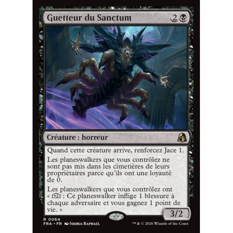 (Foil) Noire - Guetteur du Sanctum (V1) (R) [FRA]