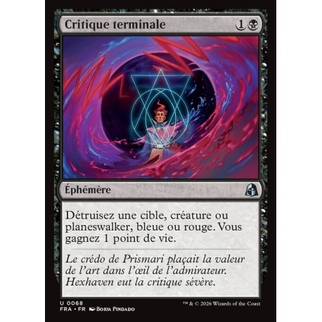 (Foil) Noire - Critique terminale (V1) (U) [FRA]