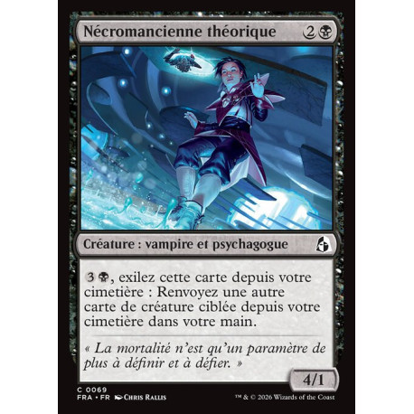 (Foil) Noire - Nécromancienne théorique (C) [FRA]