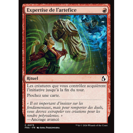 (Foil) Rouge - Expertise de l'artefice (C) [FRA]