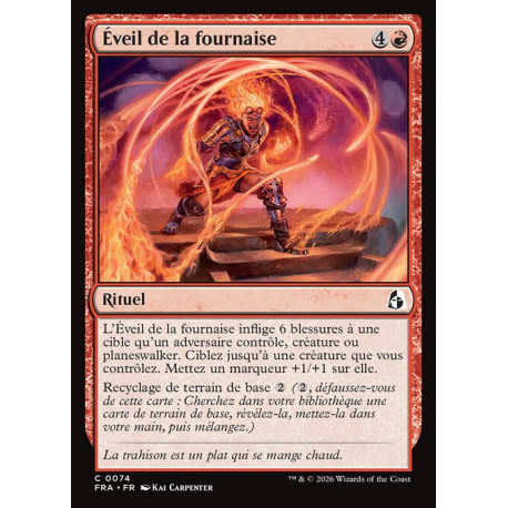 (Foil) Rouge - Éveil de la fournaise (C) [FRA]