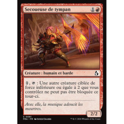 (Foil) Rouge - Secoueuse de tympan (C) [FRA]