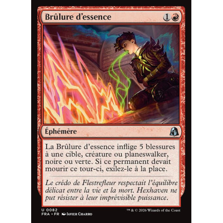 (Foil) Rouge - Brûlure d'essence (V1) (U) [FRA]