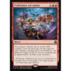 (Foil) Rouge - S'affronter soi-même (V1) (R) [FRA]