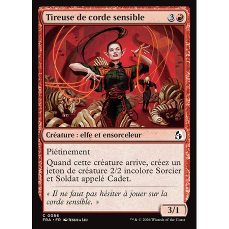 (Foil) Rouge - Tireuse de corde sensible (C) [FRA]
