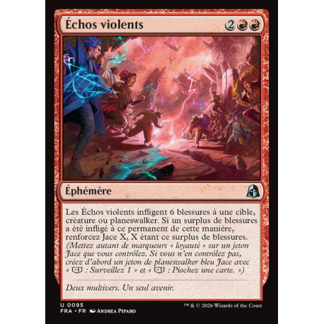 (Foil) Rouge - Échos violents (U) [FRA]