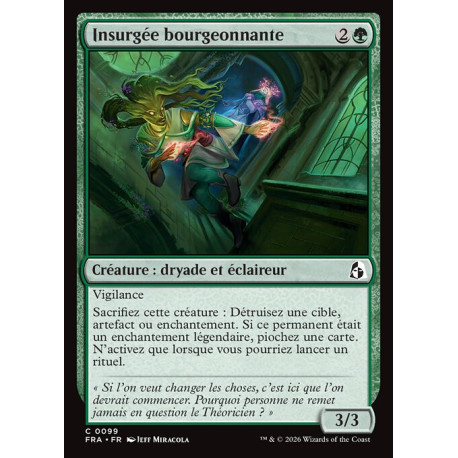 (Foil) Verte - Insurgée bourgeonnante (C) [FRA]