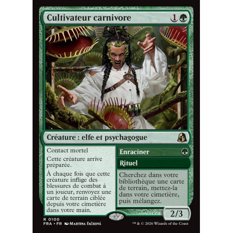 (Foil) Verte - Cultivateur carnivore (R) [FRA]