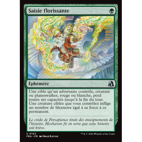 (Foil) Verte - Saisie florissante (V1) (U) [FRA]