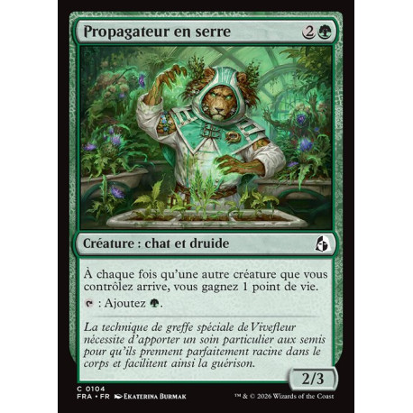 (Foil) Verte - Propagateur en serre (C) [FRA]