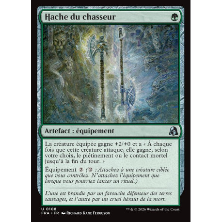 (Foil) Verte - Hache du chasseur (U) [FRA]
