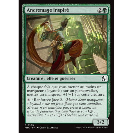 (Foil) Verte - Ancremage inspiré (C) [FRA]