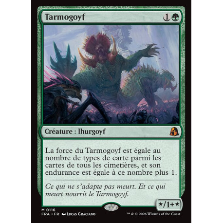 (Foil) Verte - Tarmogoyf (V1) (M) [FRA]