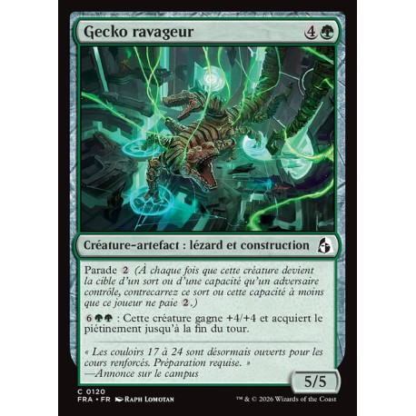(Foil) Verte - Gecko ravageur (C) [FRA]