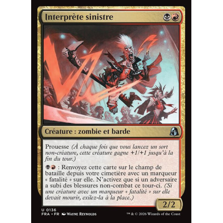(Foil) Multicolore - Interprète sinistre (U) [FRA]