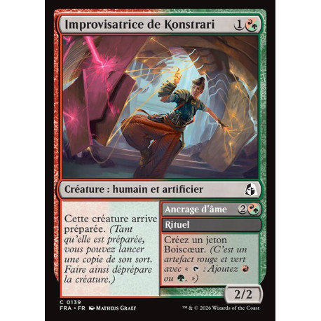 (Foil) Multicolore - Improvisatrice de Konstrari (C) [FRA]