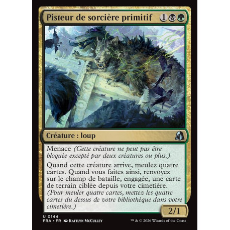 (Foil) Multicolore - Pisteur de sorcière primitif (U) [FRA]