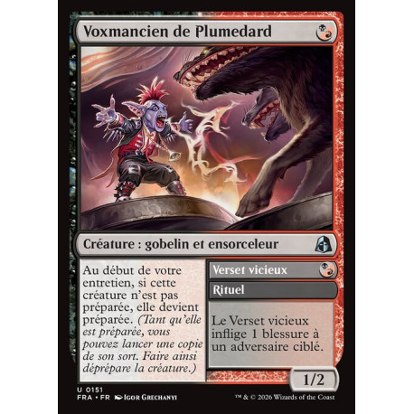 (Foil) Multicolore - Voxmancien de Plumedard (U) [FRA]