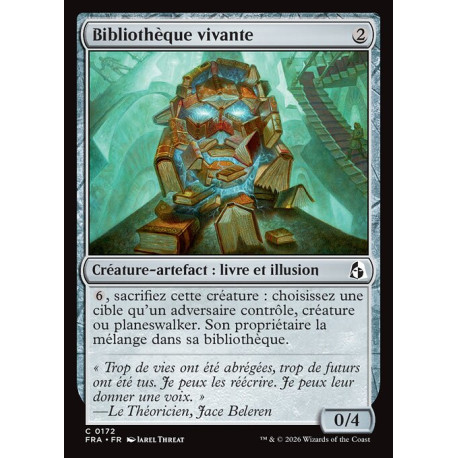 (Foil) Incolore - Bibliothèque vivante (C) [FRA]