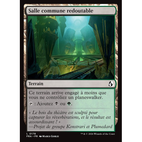(Foil) Terrain - Salle commune redoutable (C) [FRA]