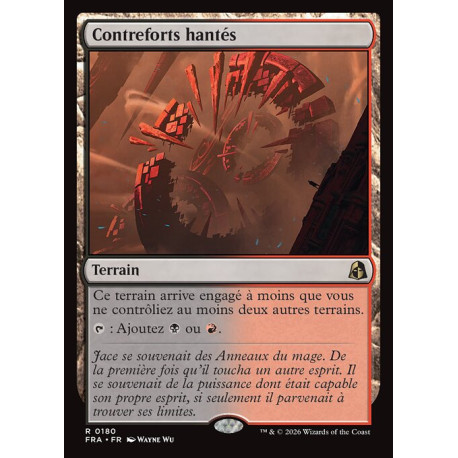 (Foil) Terrain - Contreforts hantés (V1) (R) [FRA]