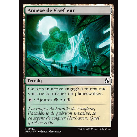 (Foil) Terrain - Annexe de Vivefleur (C) [FRA]