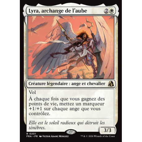 (Foil) Blanche - Lyra, archange de l'aube (V1) (R) [FRA]