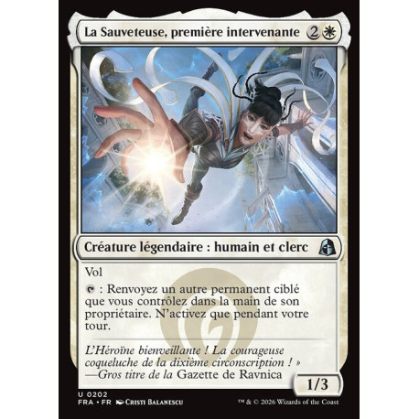 (Foil) Blanche - La Sauveteuse, première intervenante (U) [FRA]