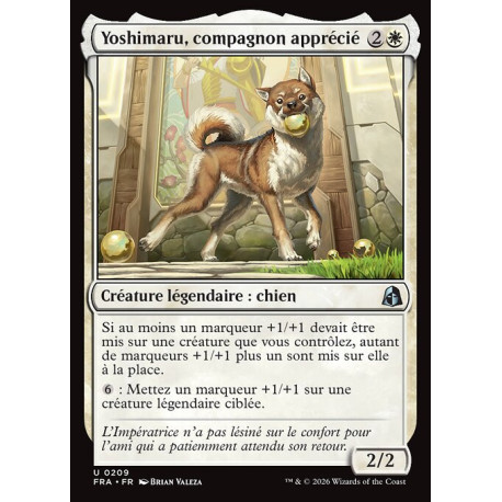 (Foil) Blanche - Yoshimaru, compagnon apprécié (U) [FRA]