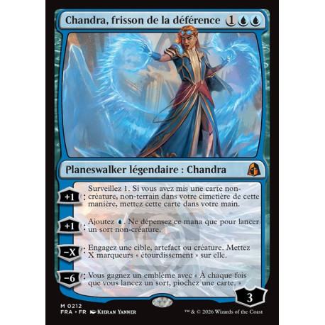(Foil) Bleue - Chandra, frisson de la déférence (V1) (M) [FRA]