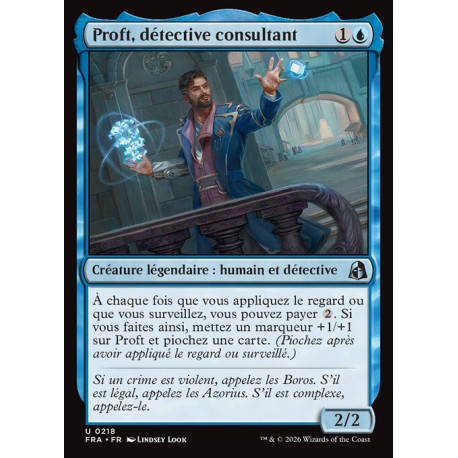 (Foil) Bleue - Proft, détective consultant (U) [FRA]