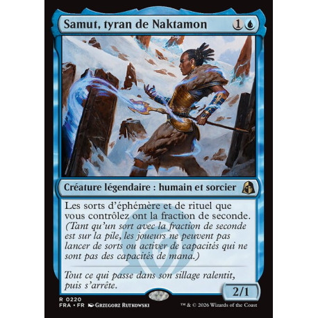 (Foil) Bleue - Samut, tyran de Naktamon (V1) (R) [FRA]
