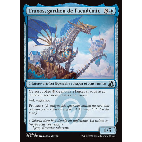 (Foil) Bleue - Traxos, gardien de l'académie (U) [FRA]