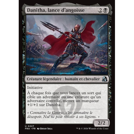 (Foil) Noire - Danitha, lance d'angoisse (U) [FRA]