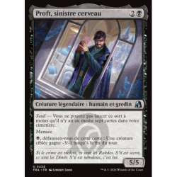 (Foil) Noire - Proft, sinistre cerveau (U) [FRA]