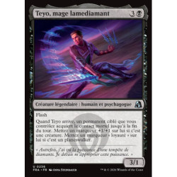 (Foil) Noire - Teyo, mage lamediamant (V1) (U) [FRA]