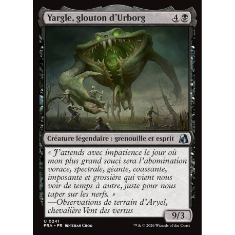 (Foil) Noire - Yargle, glouton d'Urborg (U) [FRA]