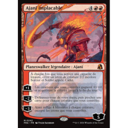 (Foil) Rouge - Ajani implacable (V1) (M) [FRA]
