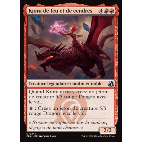 (Foil) Rouge - Kiora de feu et de cendres (U) [FRA]