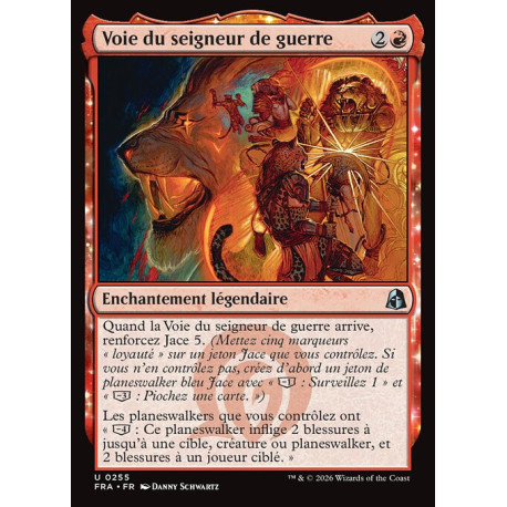 (Foil) Rouge - Voie du seigneur de guerre (U) [FRA]